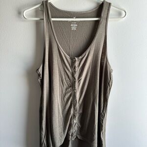 American Eagle Olive Green Tank Top